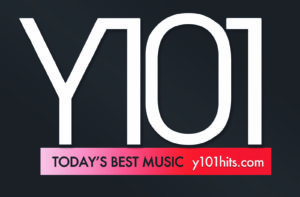 Y101 2011 logo on black
