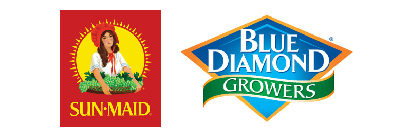 Copy of blue diamond and sunmaid